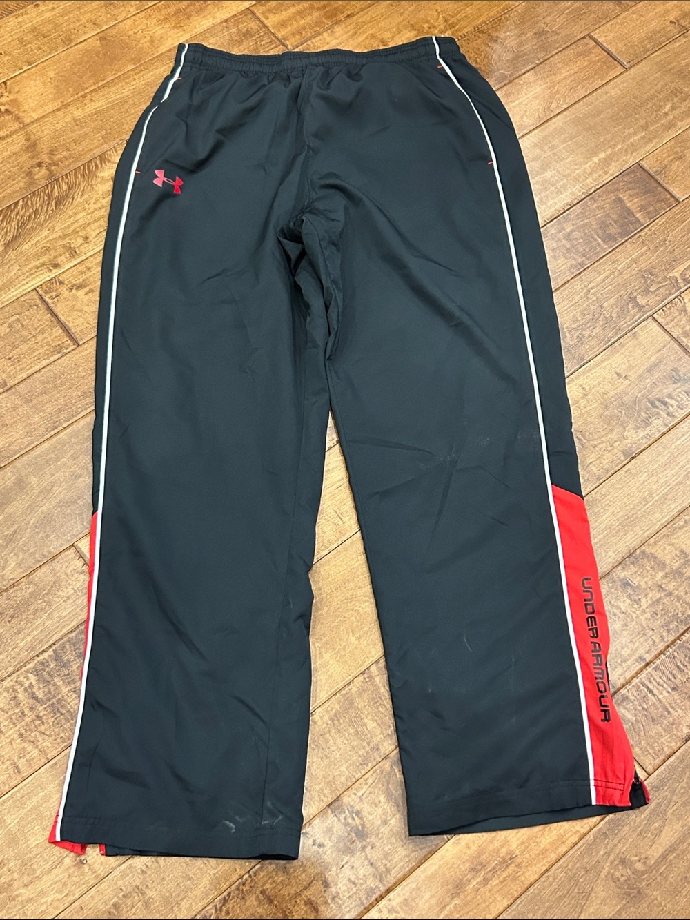 Under Armour Black Joggers with Red Trim
